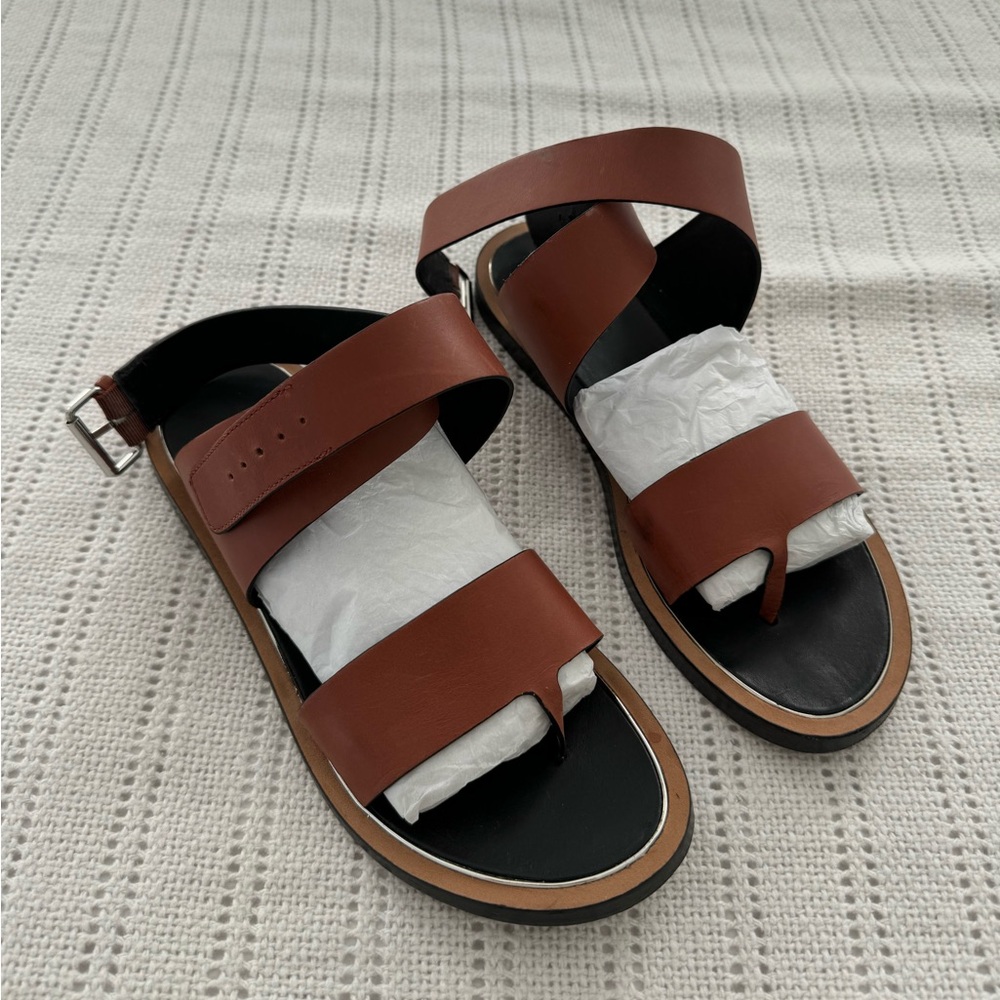 Vince Leather Wrap Sandals - size 7.5